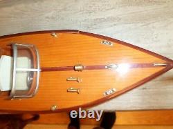 Riva 20 Handcrafted Wooden boat Model