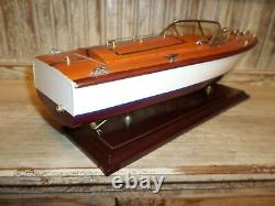 Riva 20 Handcrafted Wooden boat Model