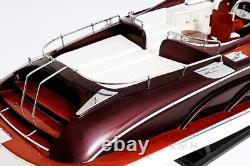 Riva 44 Rivarama Speed Boat Wooden Scale Model 37 Italian Power Motor Yacht New