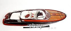 Riva 44 Rivarama Speed Boat Wooden Scale Model 37 Italian Power Motor Yacht New