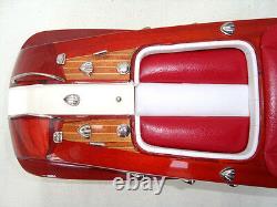 Riva Aqua. 20 Wooden Speed Boat Wood Model Boat L50 Handmade Italian Boat