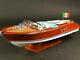 Riva Aquarama 20 Wood Model Boat L 53 Cm Handmade Italian Speed Boat Handcraft
