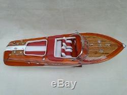 Riva Aquarama 26 3 Options Quality Wood Model Boat L60 Handmade Italian Boat