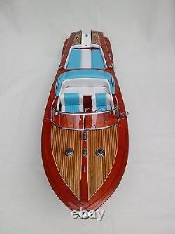 Riva Aquarama 34 High Quality Italian Model Boat L80 Beautiful Home Decor
