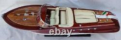 Riva Aquarama 34 High Quality Italian Model Boat L80 Beautiful Home Decor