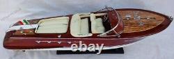 Riva Aquarama 34 High Quality Italian Model Boat L80 Beautiful Home Decor