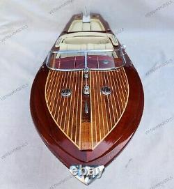 Riva Aquarama 34 High Quality Italian Model Boat L80 Beautiful Home Decor