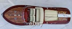 Riva Aquarama 34 High Quality Italian Model Boat L80 Beautiful Home Decor