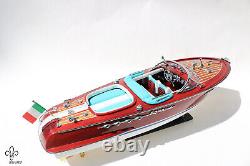 Riva Aquarama 40cm/15.74 Model Boat Italian Speed Boat Wood Ship Free Shipping