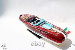 Riva Aquarama 40cm/15.74 Model Boat Italian Speed Boat Wood Ship Free Shipping