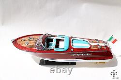 Riva Aquarama 40cm/15.74 Model Boat Italian Speed Boat Wood Ship Free Shipping