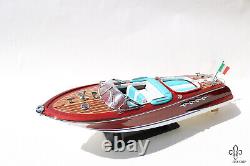 Riva Aquarama 40cm/15.74 Model Boat Italian Speed Boat Wood Ship Free Shipping