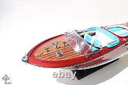 Riva Aquarama 40cm/15.74 Model Boat Italian Speed Boat Wood Ship Free Shipping