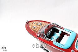 Riva Aquarama 40cm/15.74 Model Boat Italian Speed Boat Wood Ship Free Shipping