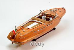 Riva Aquarama Exclusive Edition 34 Handcrafted Wooden Classic Boat Model