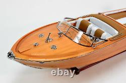 Riva Aquarama Exclusive Edition 34 Handcrafted Wooden Classic Boat Model