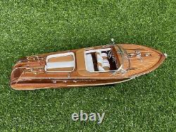 Riva Aquarama Handcrafted Model Italian Speed Boat 21 Legend Ferrari Of The Sea