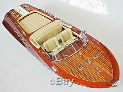 Riva Aquarama LAMBORGHINI 26 (66 cm) Wood Boat Model