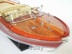 Riva Aquarama LAMBORGHINI 26 (66 cm) Wood Boat Model