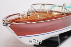 Riva Aquarama LAMBORGHINI 28 (70cm) Wood Boat Model