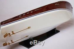 Riva Aquarama LAMBORGHINI 28 (70cm) Wood Boat Model