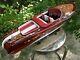 Riva Aquarama Speed Boat 20 Wood Wooden Handmade Italian Model Speed Boat