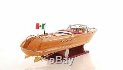 Riva Aquarama Speed Boat 27 Wood Model Assembled