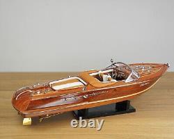 Riva Aquarama Speed Boat Scale 116 Wooden Model Ship Father's Day Gift