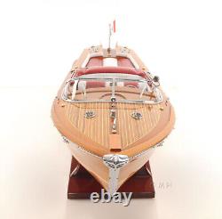 Riva Aquarama Speed Boat Wood Scale Model 27 Classic Italian Mahogany Runabout