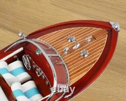 Riva Aquarama Wooden Model Boat 21'' 53cm Birthday Gift For Dad