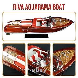 Riva Aquarama Wooden Model Speed Boat 21'' 53cm