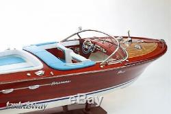 Riva Aquarama special Wooden Model Boat, 100% Solid Wood Plank on Frame RC-ready