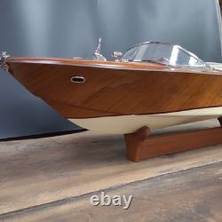 Riva Aquarama wood Model Italian Speed Boat 2 ft Wooden