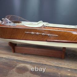 Riva Aquarama wood Model Italian Speed Boat 2 ft Wooden