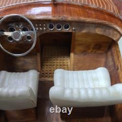 Riva Aquarama wood Model Italian Speed Boat 2 ft Wooden