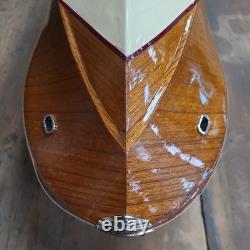 Riva Aquarama wood Model Italian Speed Boat 2 ft Wooden