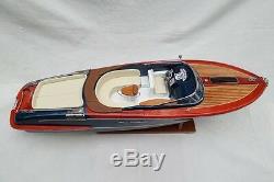 Riva Aquariva 26 Quality Wood Model Boat L60 Beautiful Home Decor