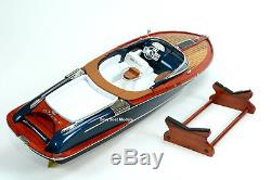 Riva Aquariva Classic Boat Model 28 Wooden Handmade Boat Model
