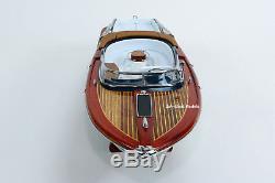 Riva Aquariva Classic Boat Model 28 Wooden Handmade Boat Model