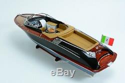 Riva Aquariva Classic Boat Model 36 Wooden Handmade Boat Model