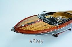 Riva Aquariva Classic Boat Model 36 Wooden Handmade Boat Model