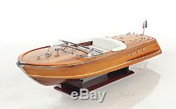 Riva Ariston Exclusive Edition Speed Boat 35 Wood Model Ship Assembled