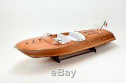 Riva Ariston Handmade Wooden Classic Boat Model 48 RC Ready