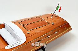 Riva Ariston Handmade Wooden Classic Boat Model 48 RC Ready