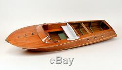 Riva Ariston Handmade Wooden Classic Boat Model 48 RC Ready