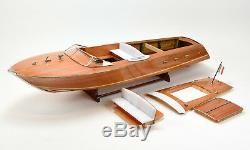 Riva Ariston Handmade Wooden Classic Boat Model 48 RC Ready