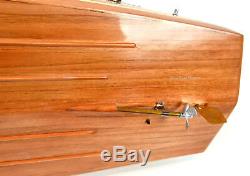 Riva Ariston Handmade Wooden Classic Boat Model 48 RC Ready