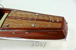 Riva Corsaro Handmade Wooden Classic Boat Model 34 RC Ready