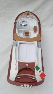 Riva Gucci 26 Quality Wood Model Boat L70 Beautiful Home Decor