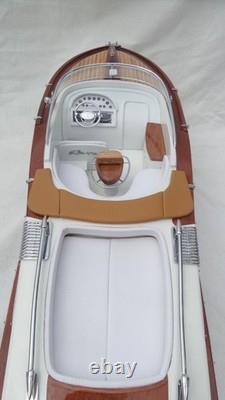 Riva Gucci 26 Quality Wood Model Boat L70 Beautiful Home Decor